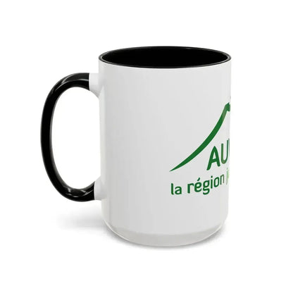 Flag of Auvergne France 2 - Accent Coffee Mug - Go Mug Yourself