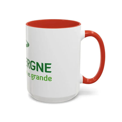 Flag of Auvergne France 2 - Accent Coffee Mug - Go Mug Yourself