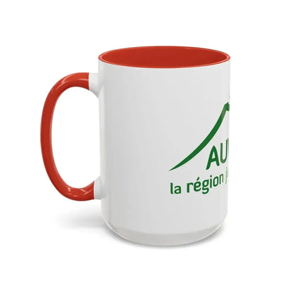 Flag of Auvergne France 2 - Accent Coffee Mug - Go Mug Yourself