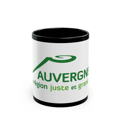 Flag of Auvergne France 2 - Black Coffee Mug-11oz-Go Mug Yourself