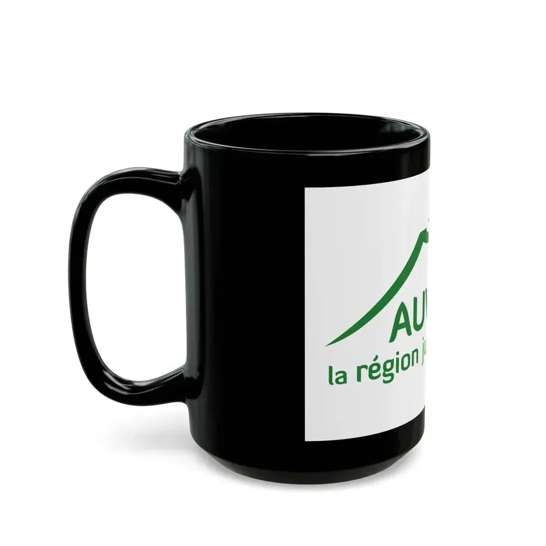 Flag of Auvergne France 2 - Black Coffee Mug - Go Mug Yourself