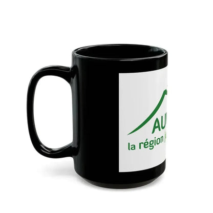 Flag of Auvergne France 2 - Black Coffee Mug - Go Mug Yourself