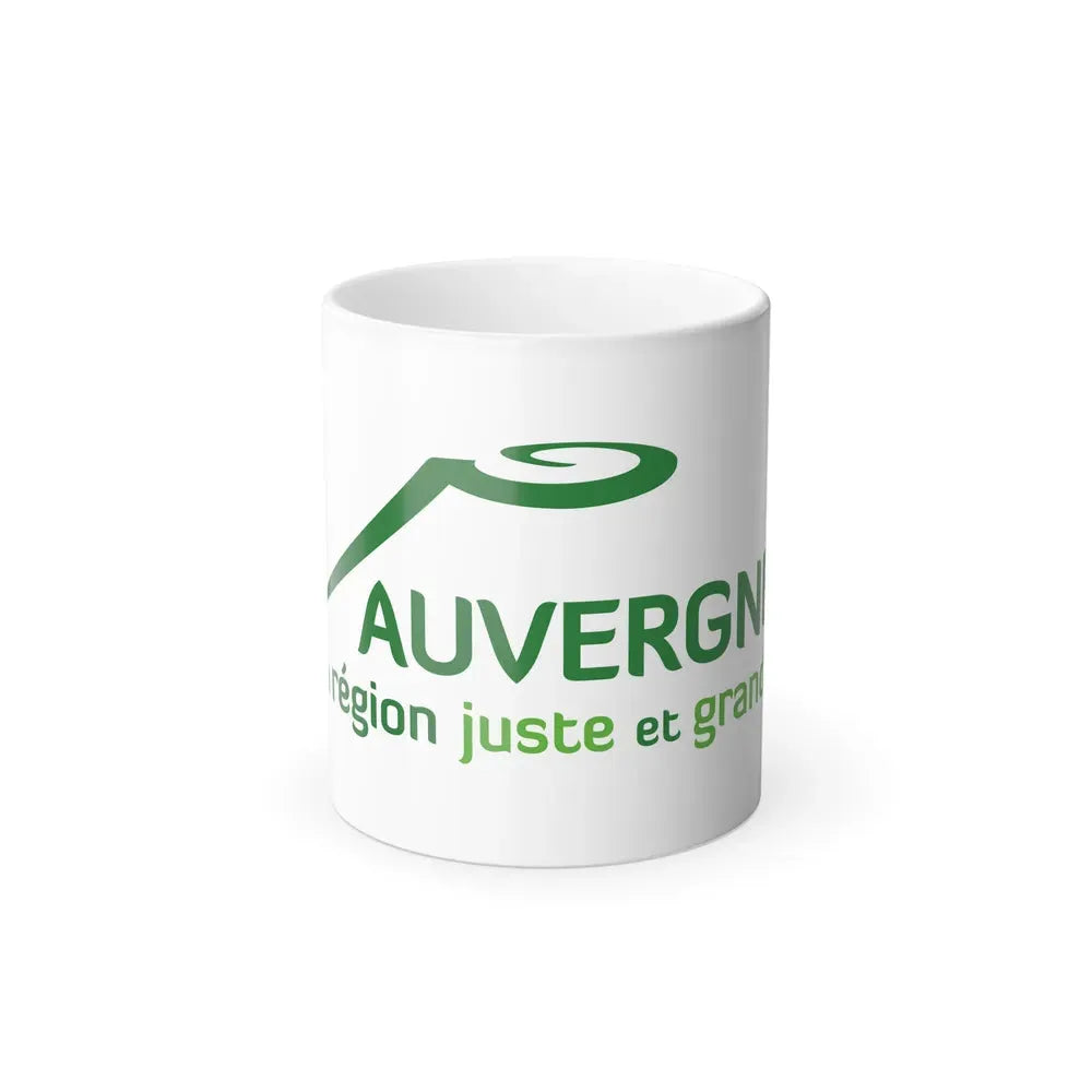 Flag of Auvergne France 2 - Color Changing Coffee Mug 11oz - Go Mug Yourself