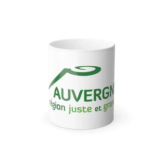 Flag of Auvergne France 2 - Color Changing Coffee Mug 11oz - Go Mug Yourself