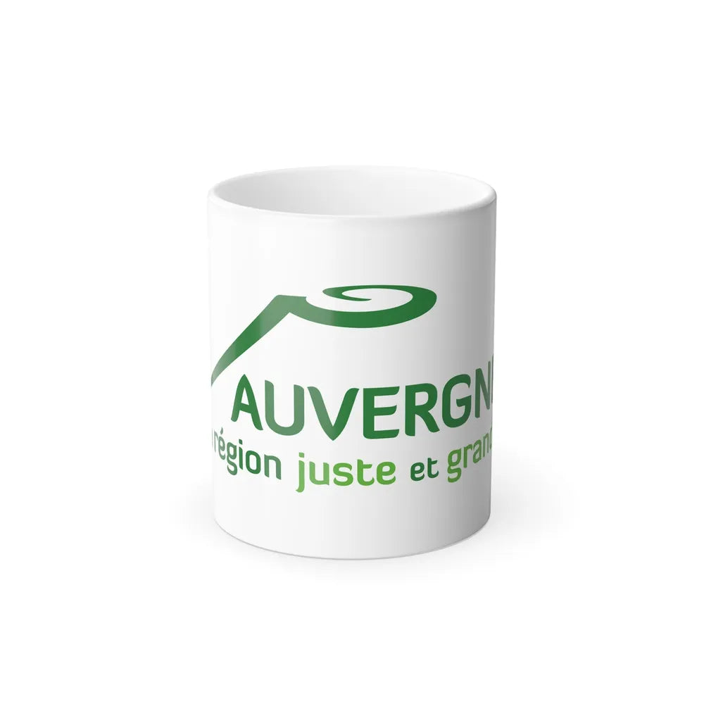 Flag of Auvergne France 2 - Color Changing Mug 11oz-11oz-Go Mug Yourself