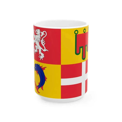 Flag of Auvergne-Rhone-Alpes incorrect (France) White Coffee Mug 15oz - Go Mug Yourself