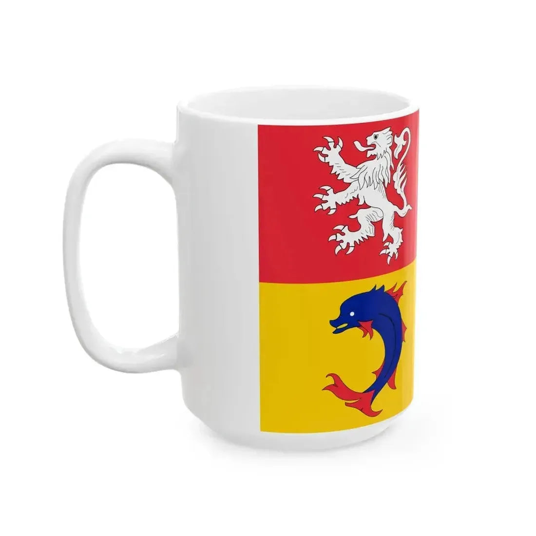 Flag of Auvergne-Rhone-Alpes incorrect (France) White Coffee Mug - Go Mug Yourself