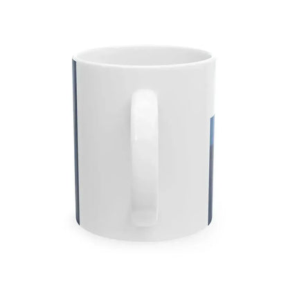 Flag of auxiliary ships of the Naval Force of Romania 1954-1965 (Oman) White Coffee Mug - Go Mug Yourself