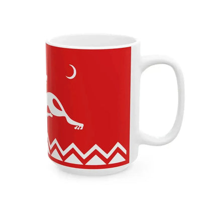 Flag of Avars (Russia) White Coffee Mug - Go Mug Yourself