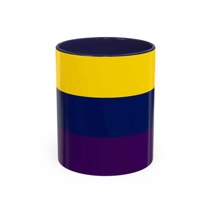 Flag of Avellino Italy - Accent Coffee Mug 11oz Navy - Go Mug Yourself