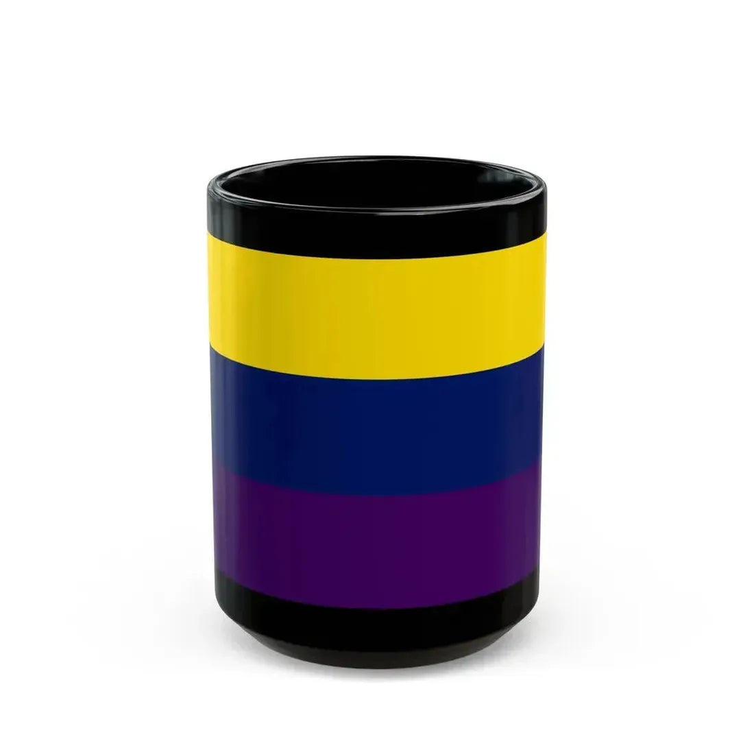 Flag of Avellino Italy - Black Coffee Mug 15oz - Go Mug Yourself