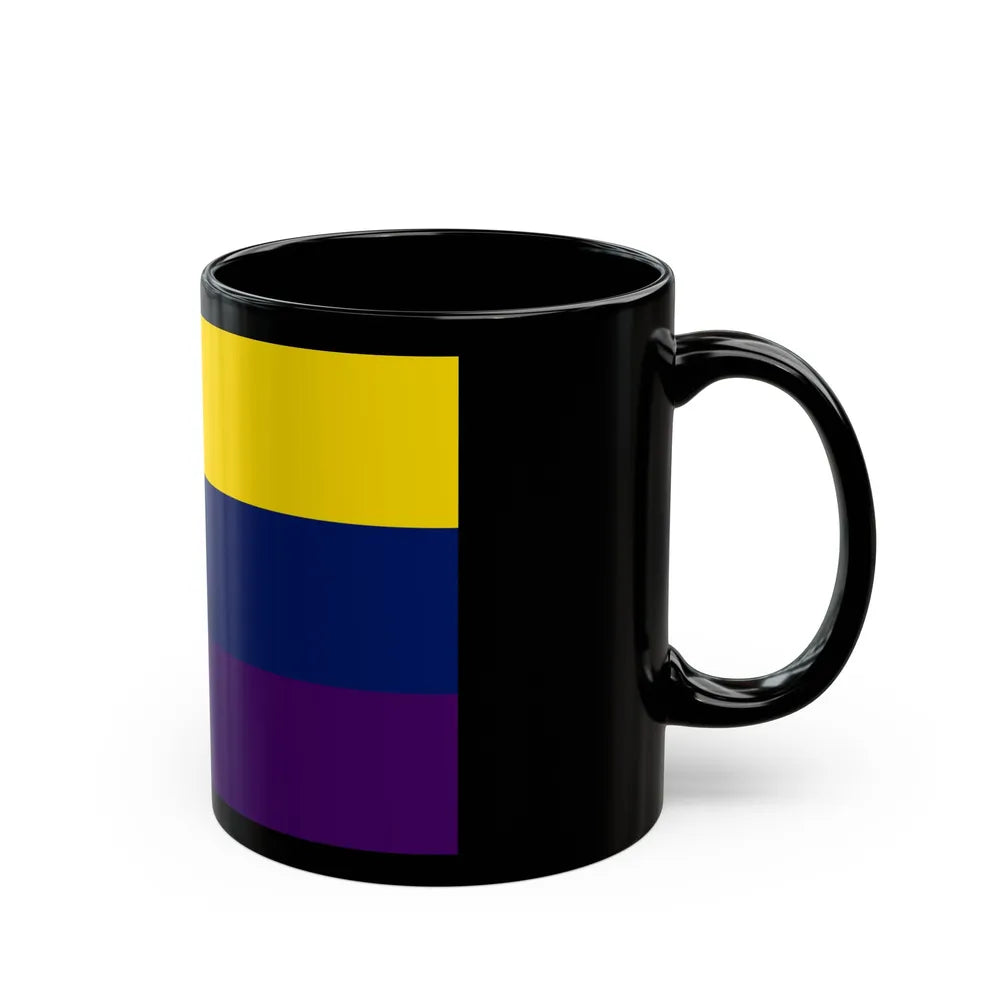 Flag of Avellino Italy - Black Coffee Mug-Go Mug Yourself