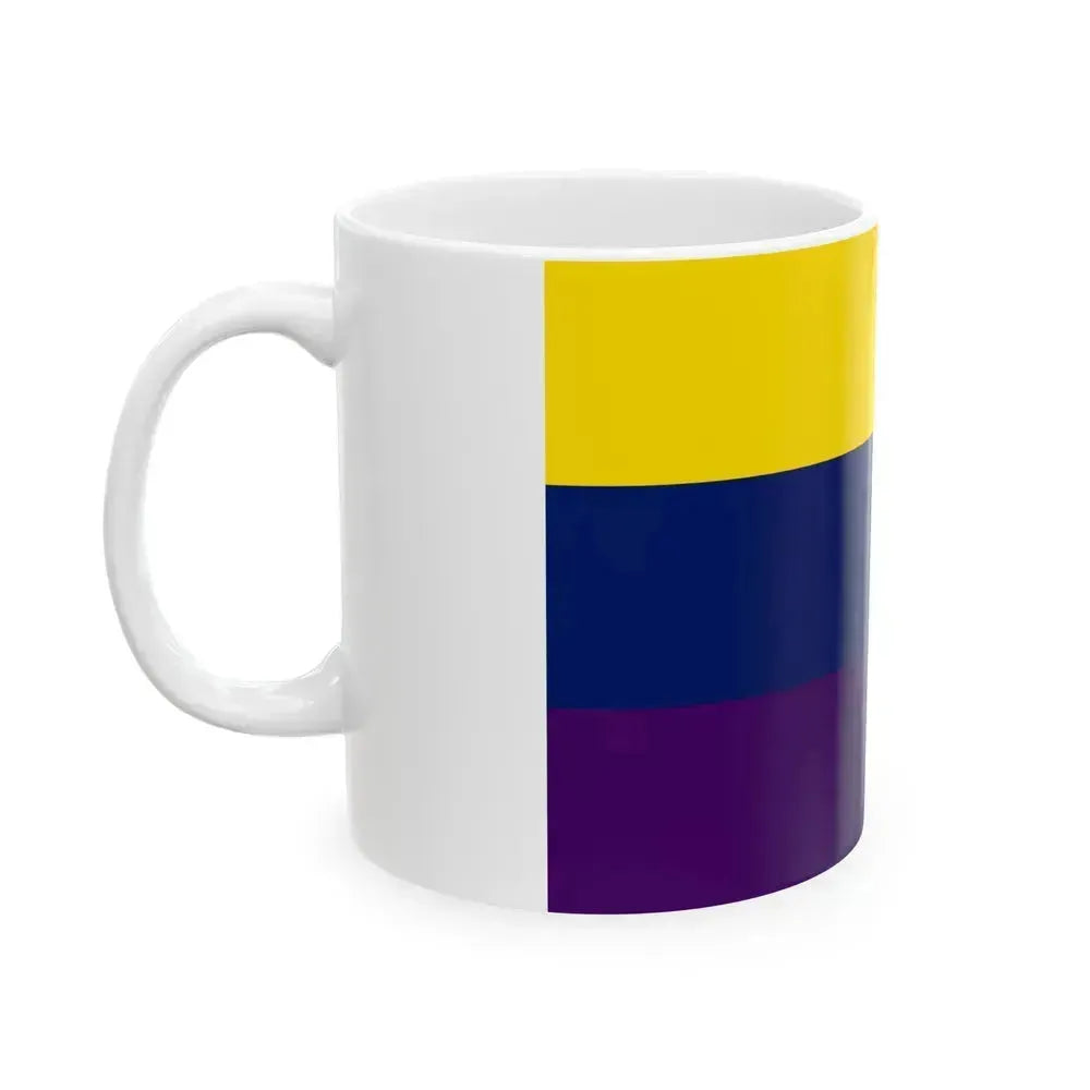 Flag of Avellino Italy - White Coffee Mug - Go Mug Yourself