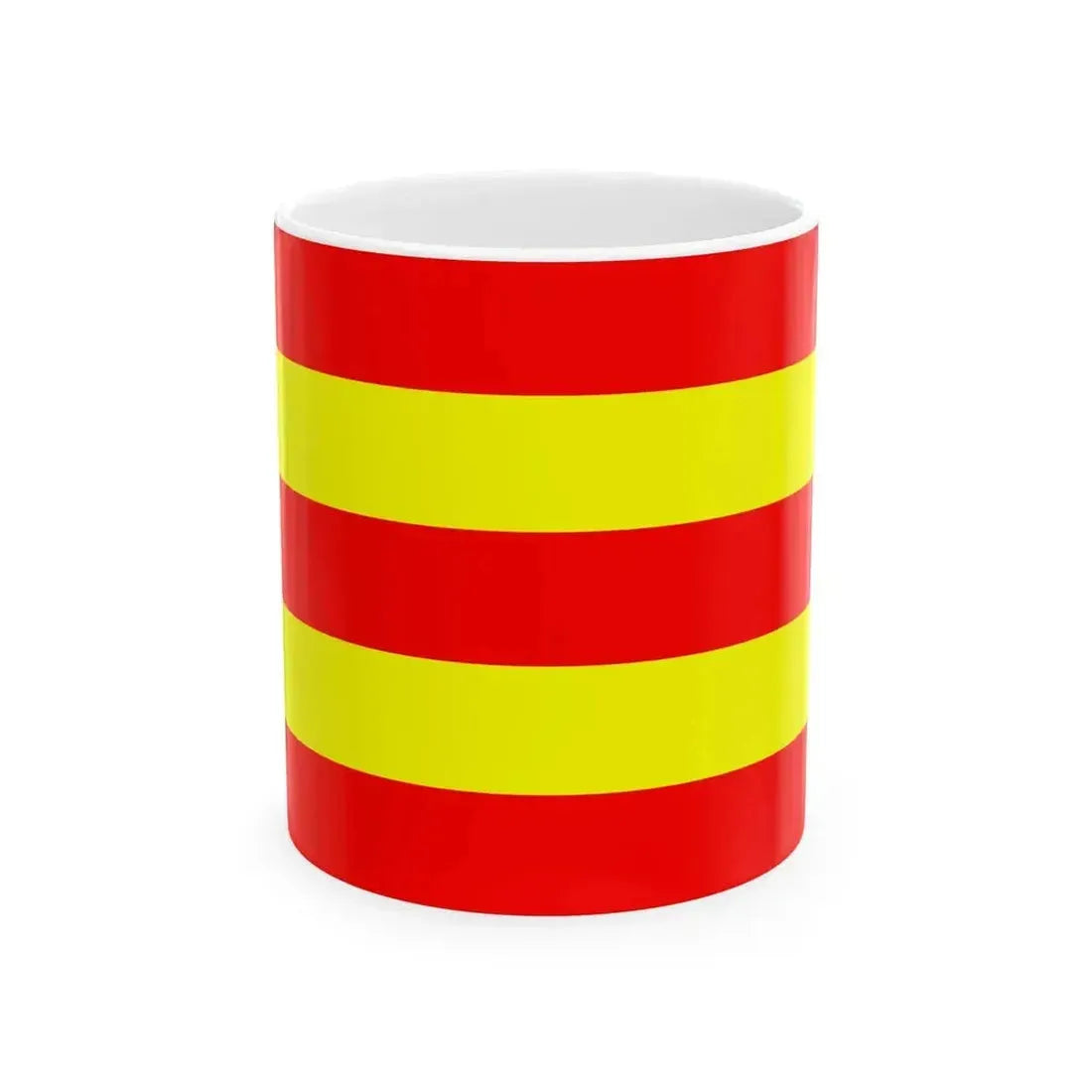 Flag of Avesnes-sur-Helpe (France) White Coffee Mug 11oz - Go Mug Yourself