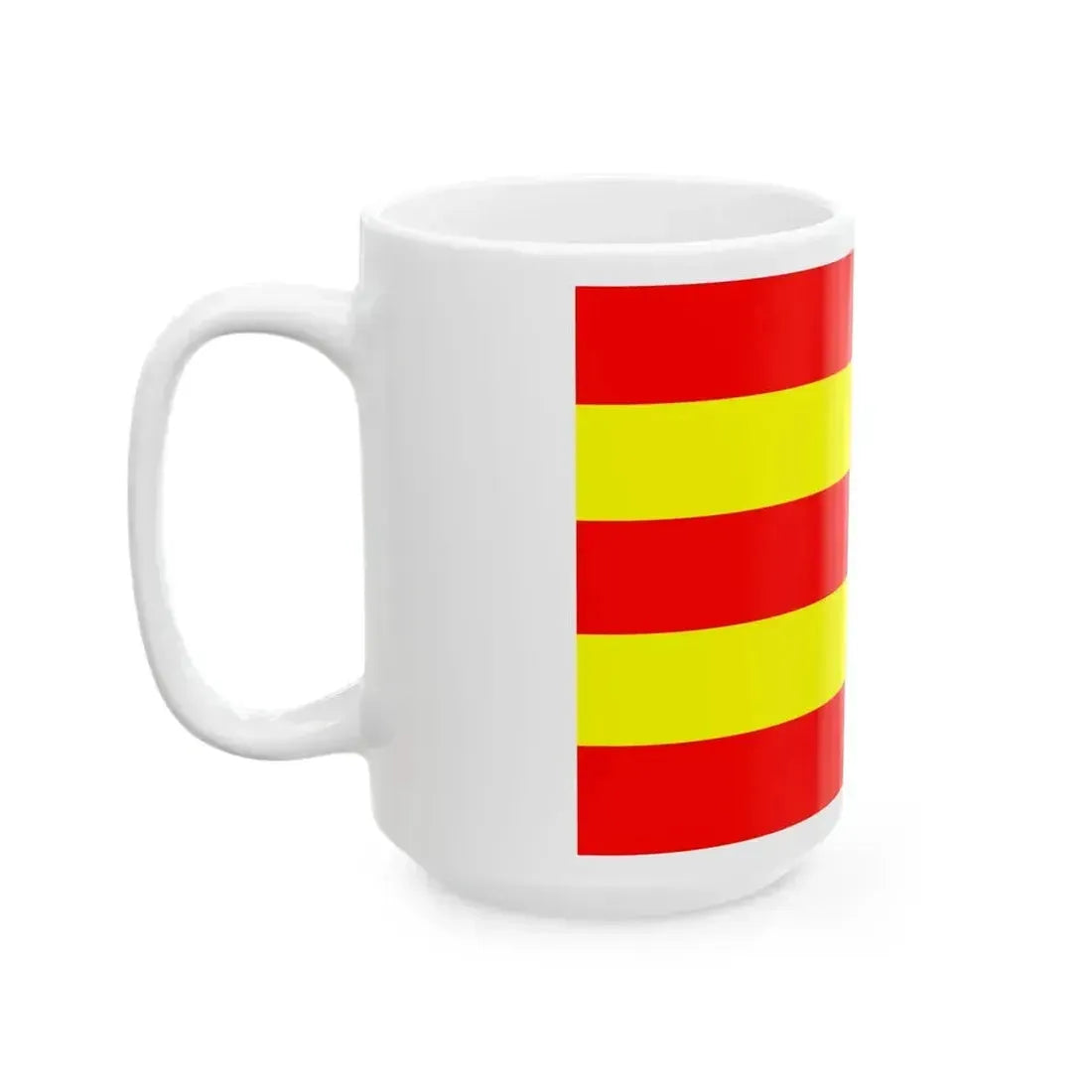 Flag of Avesnes-sur-Helpe (France) White Coffee Mug - Go Mug Yourself