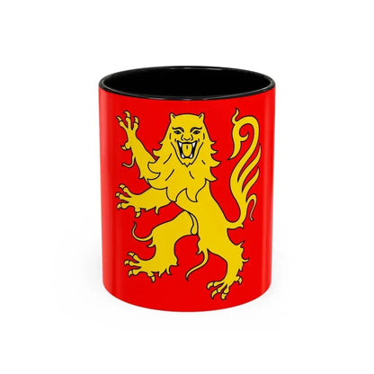 Flag of Aveyron France - Accent Coffee Mug 11oz Black - Go Mug Yourself