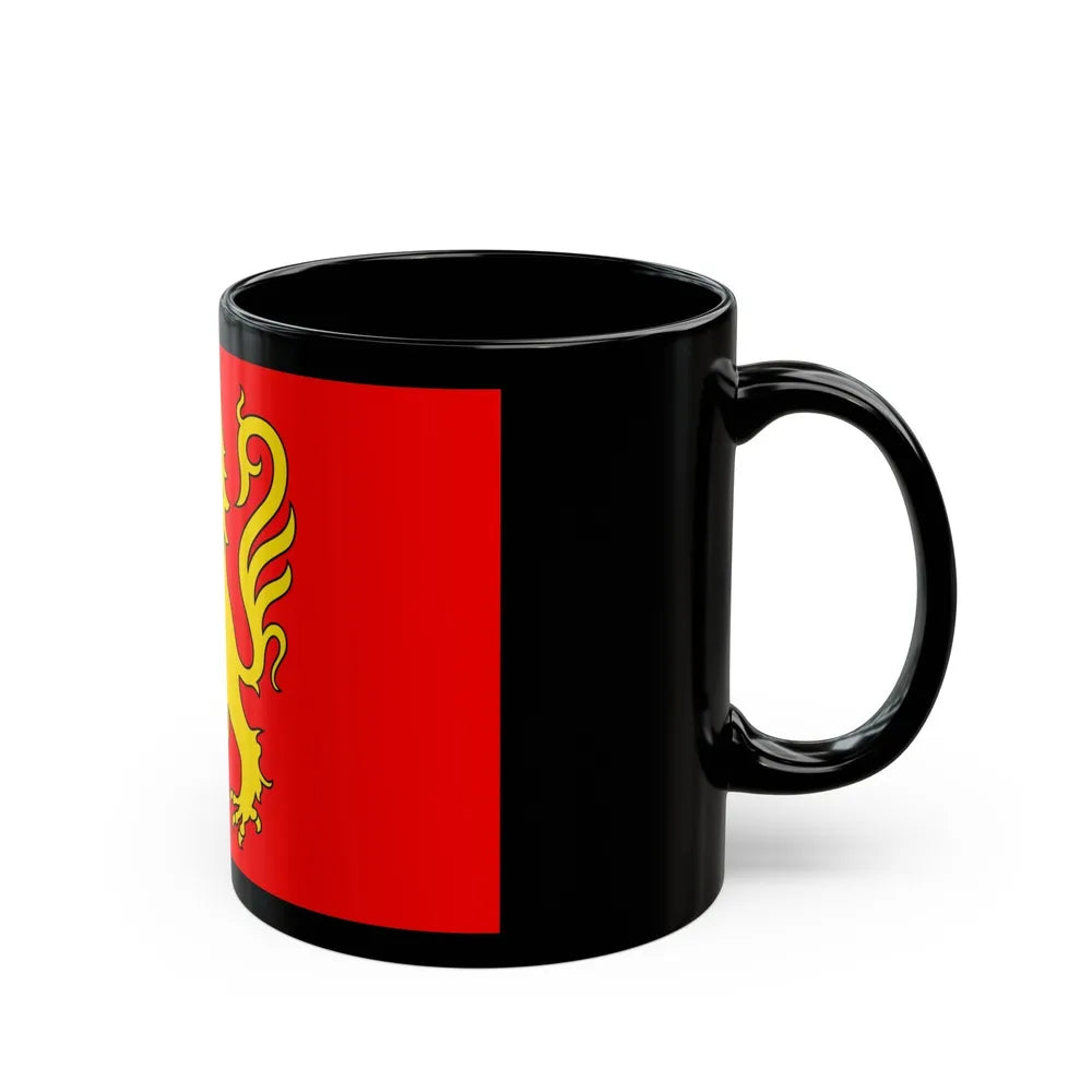 Flag of Aveyron France - Black Coffee Mug-Go Mug Yourself