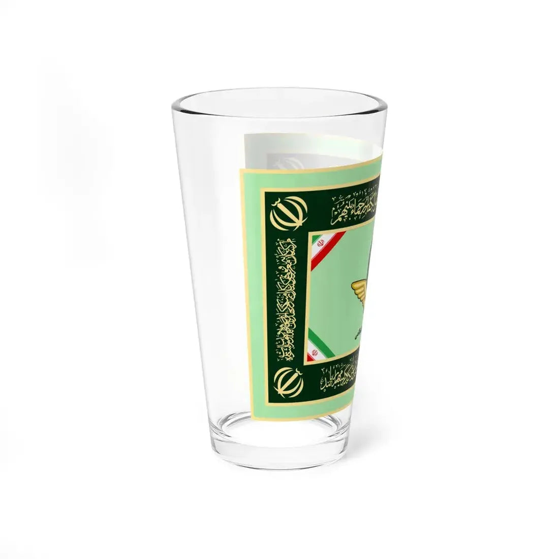 Flag of Aviation Unit of Police of Islamic Republic of Iran (Iran) Pint Glass 16oz - Go Mug Yourself