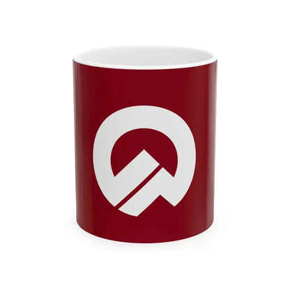 Flag of Awano Tochigi (Japan) White Coffee Mug 11oz - Go Mug Yourself