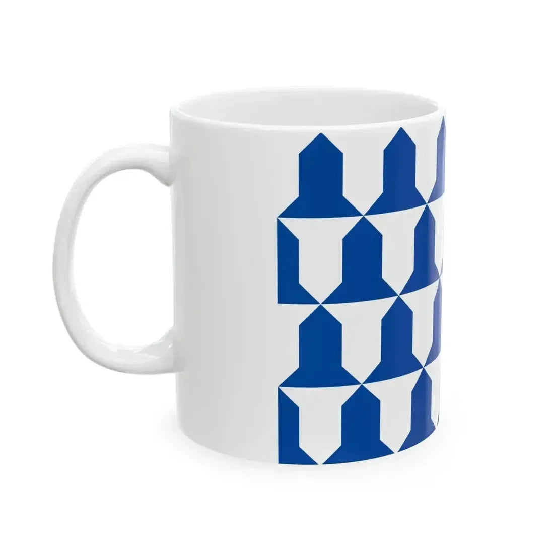 Flag of Awans (Belgium) White Coffee Mug - Go Mug Yourself