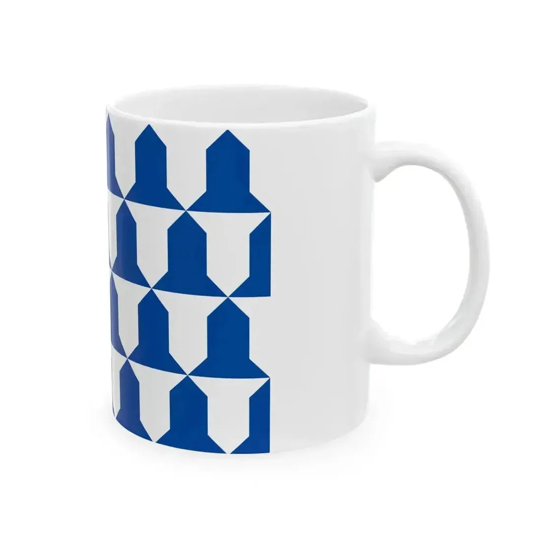 Flag of Awans (Belgium) White Coffee Mug - Go Mug Yourself