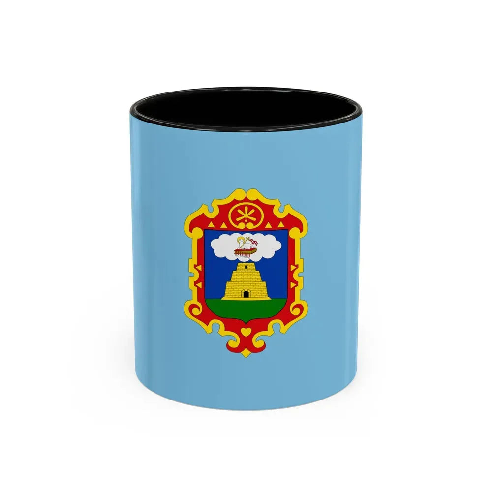 Flag of Ayacucho capital of the Ayacucho Region Peru - Accent Coffee Mug 11oz Black - Go Mug Yourself