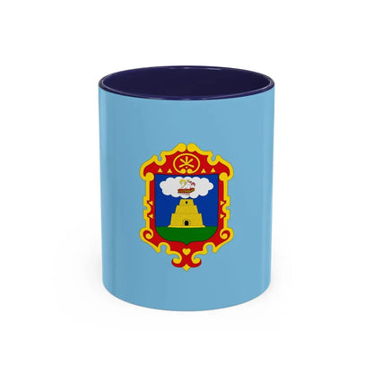 Flag of Ayacucho capital of the Ayacucho Region Peru - Accent Coffee Mug 11oz Navy - Go Mug Yourself