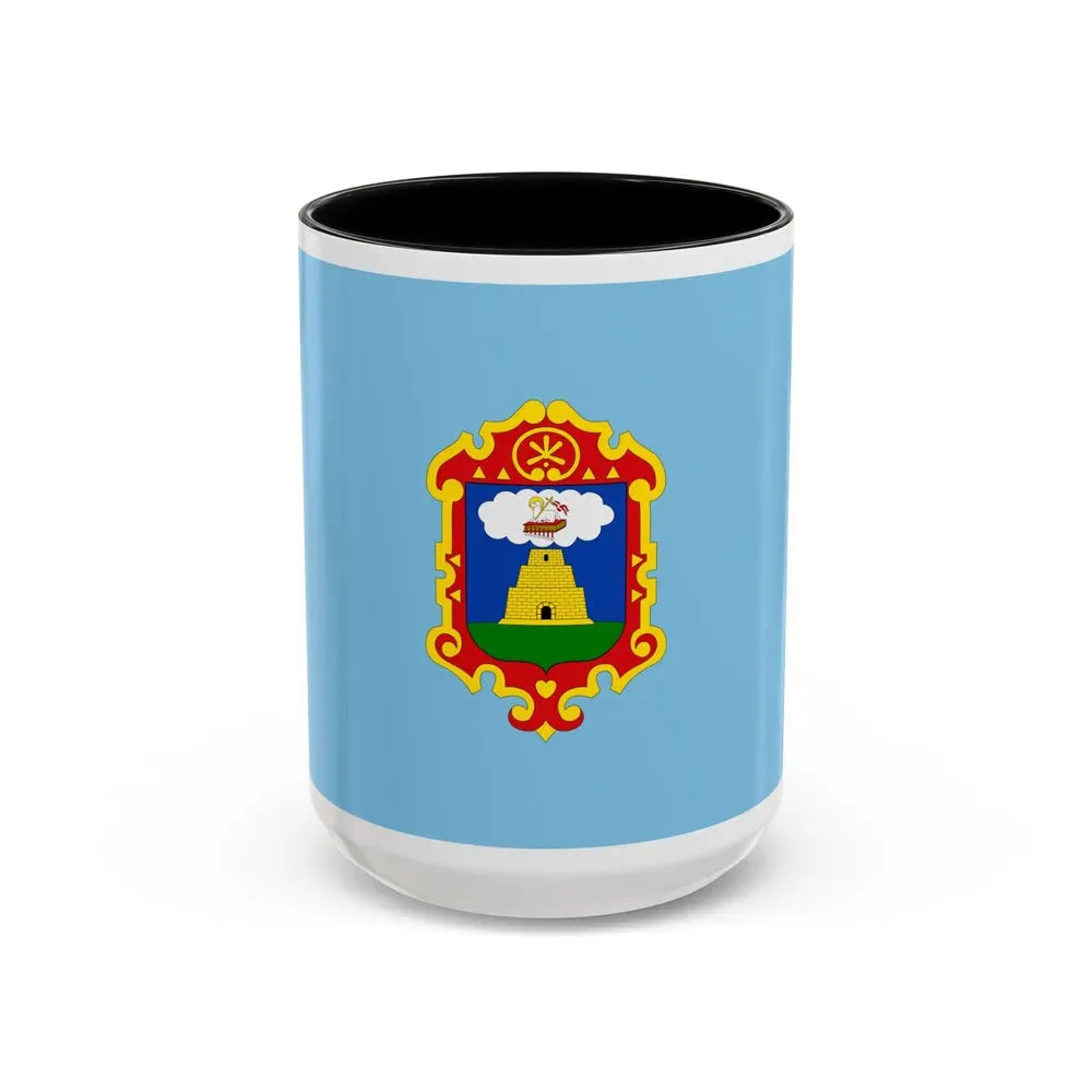 Flag of Ayacucho capital of the Ayacucho Region Peru - Accent Coffee Mug 15oz Black - Go Mug Yourself