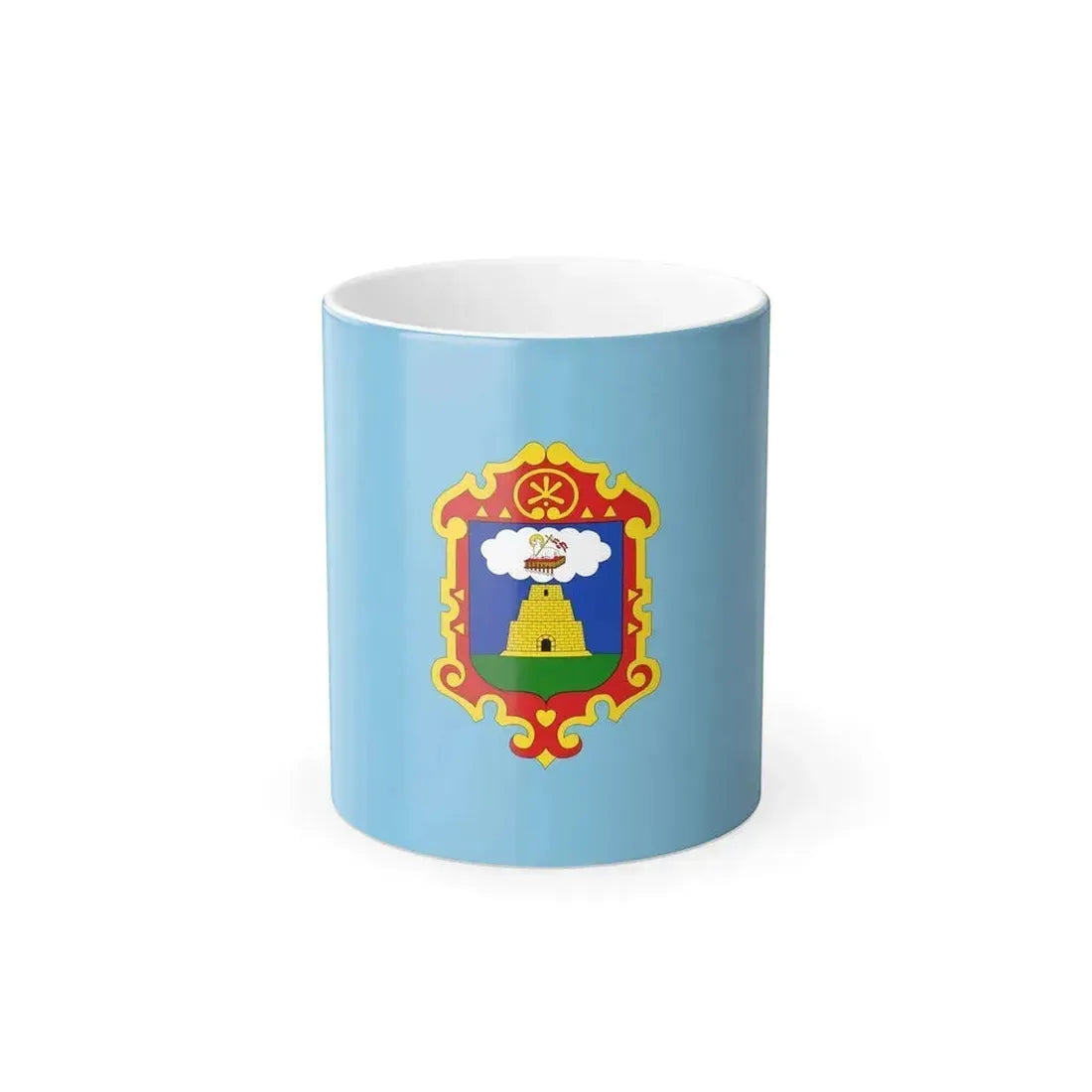 Flag of Ayacucho capital of the Ayacucho Region Peru - Color Changing Coffee Mug 11oz - Go Mug Yourself