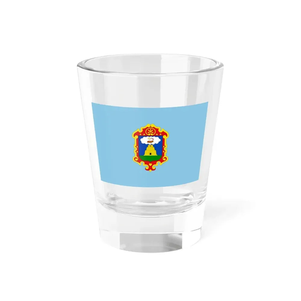 Flag of Ayacucho capital of the Ayacucho Region Peru - Shot Glass 1.5oz 1.5oz - Go Mug Yourself
