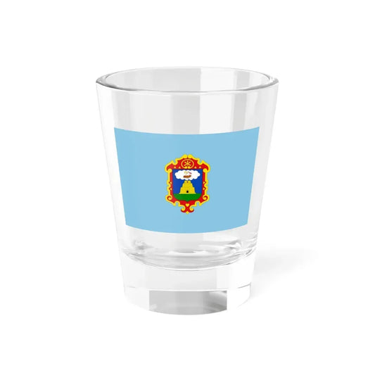Flag of Ayacucho capital of the Ayacucho Region Peru - Shot Glass 1.5oz 1.5oz - Go Mug Yourself