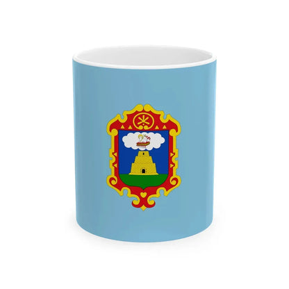 Flag of Ayacucho capital of the Ayacucho Region Peru - White Coffee Mug 11oz - Go Mug Yourself