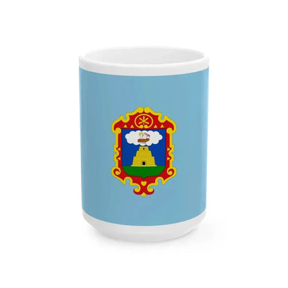 Flag of Ayacucho capital of the Ayacucho Region Peru - White Coffee Mug 15oz - Go Mug Yourself