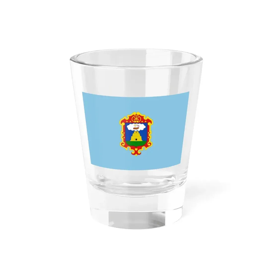 Flag of Ayacucho (Peru) Shot Glass 1.5oz 1.5oz - Go Mug Yourself