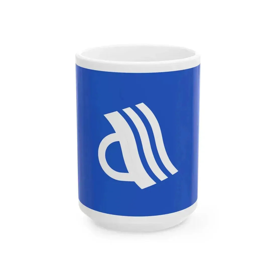 Flag of Ayagawa Kagawa (Japan) White Coffee Mug 15oz - Go Mug Yourself