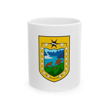 Flag of Aysen Chile (Chile) White Coffee Mug 11oz - Go Mug Yourself