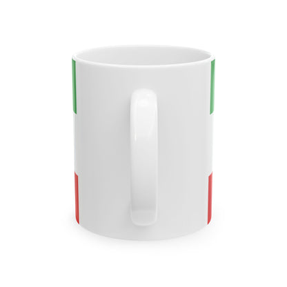 Flag of Azadistan (Azerbaijan) White Coffee Mug-Go Mug Yourself