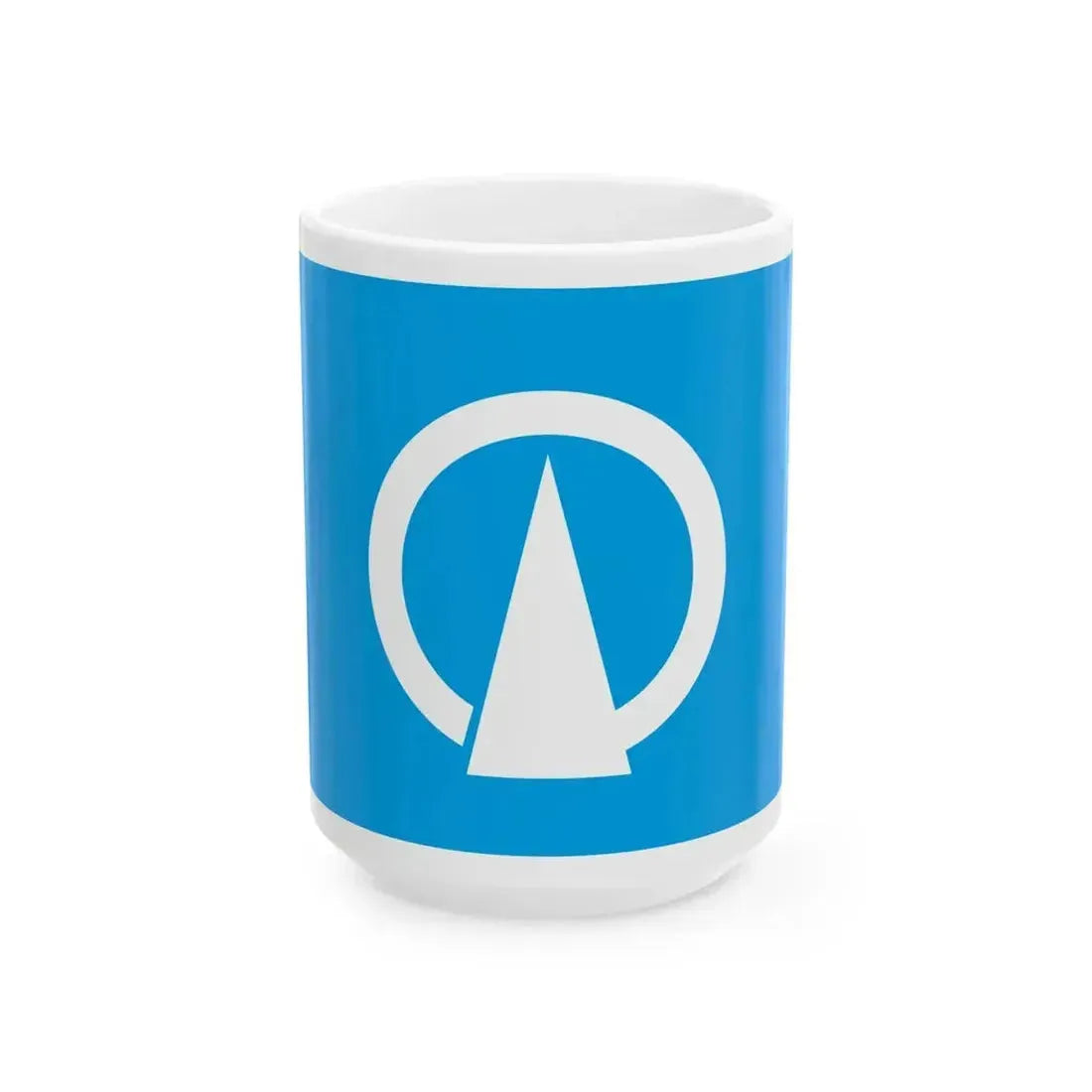 Flag of Azai Shiga (Japan) White Coffee Mug 15oz - Go Mug Yourself