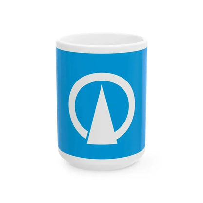 Flag of Azai Shiga (Japan) White Coffee Mug 15oz - Go Mug Yourself