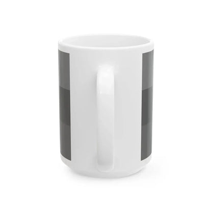 Flag of Azerbaijan black and white (Azerbaijan) White Coffee Mug - Go Mug Yourself
