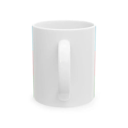 Flag of Azerbaijani Land Forces (Azerbaijan) White Coffee Mug - Go Mug Yourself