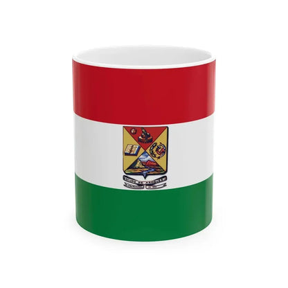 Flag of Azogues (Ecuador) White Coffee Mug 11oz - Go Mug Yourself