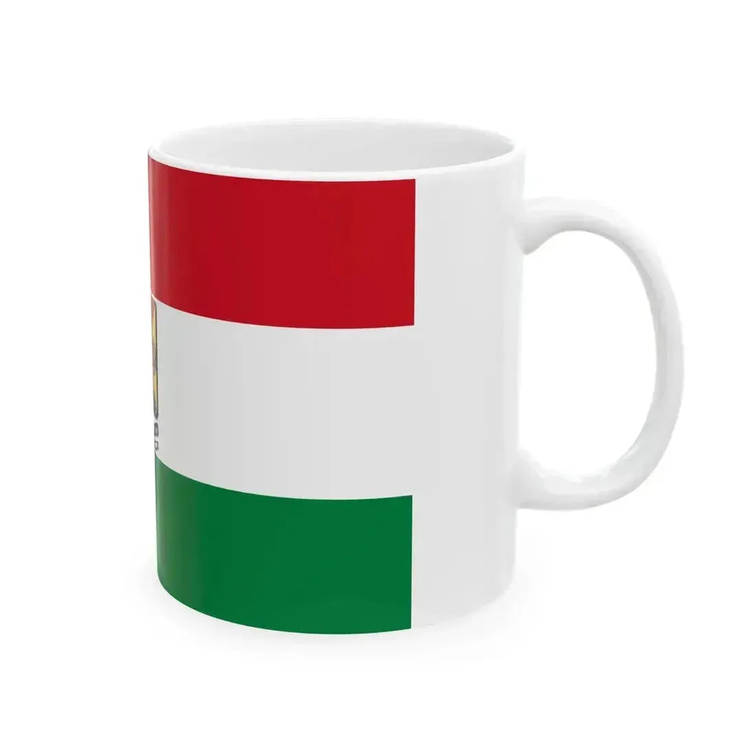Flag of Azogues (Ecuador) White Coffee Mug - Go Mug Yourself