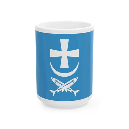 Flag of Azov (Russia) White Coffee Mug 15oz - Go Mug Yourself