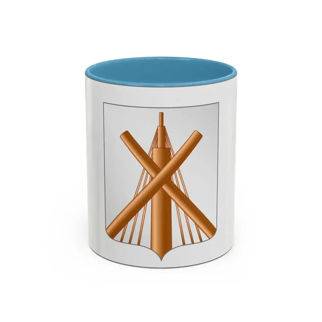 Flag of Babrujsk  Bobruysk Russia - Accent Coffee Mug 11oz Light Blue - Go Mug Yourself