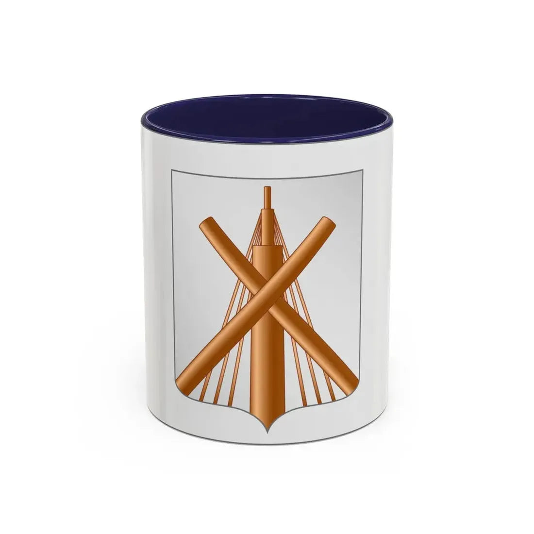 Flag of Babrujsk  Bobruysk Russia - Accent Coffee Mug 11oz Navy - Go Mug Yourself