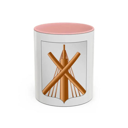 Flag of Babrujsk  Bobruysk Russia - Accent Coffee Mug 11oz Pink - Go Mug Yourself