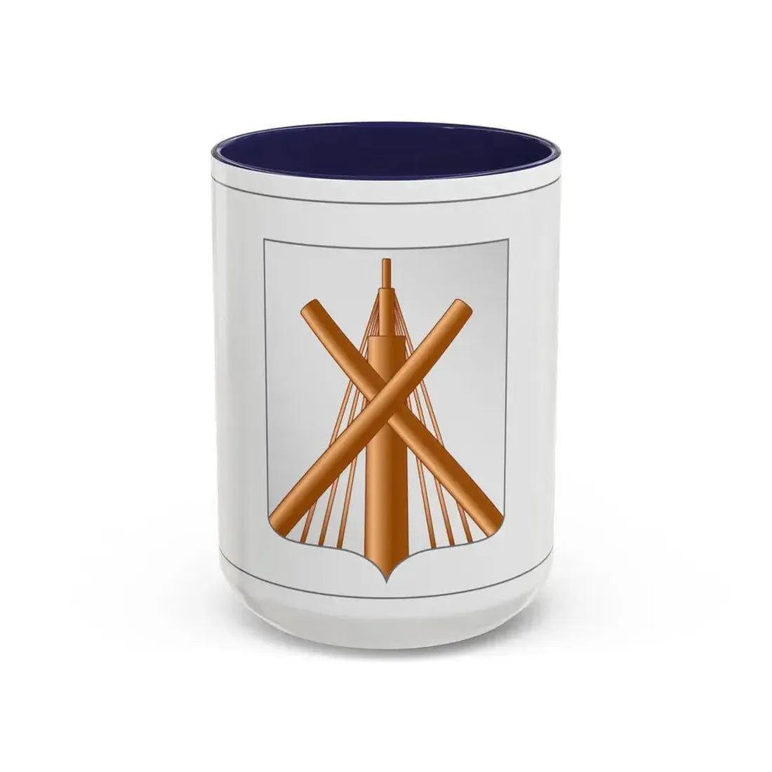 Flag of Babrujsk  Bobruysk Russia - Accent Coffee Mug 15oz Navy - Go Mug Yourself