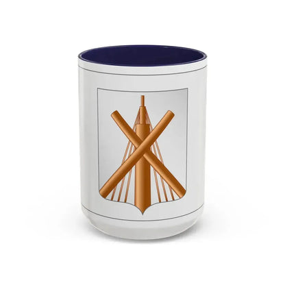 Flag of Babrujsk  Bobruysk Russia - Accent Coffee Mug 15oz Navy - Go Mug Yourself
