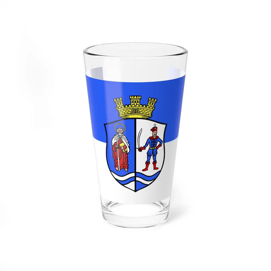 Flag of Bacs-Kiskun County (Hungary) Pint Glass 16oz 16oz - Go Mug Yourself
